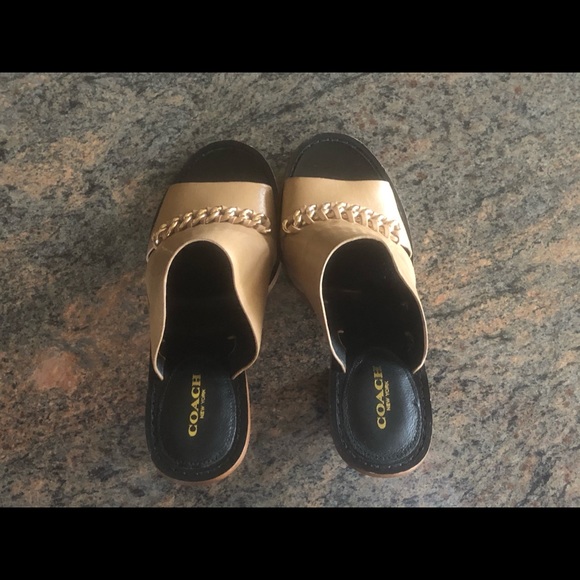 Coach open toed heels - Picture 3 of 4